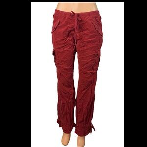 UNIONBAY Women's Burgundy Cargo Joggers